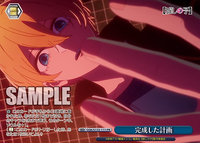 完成した計画 (PR) 【OSK/S133-111PR】